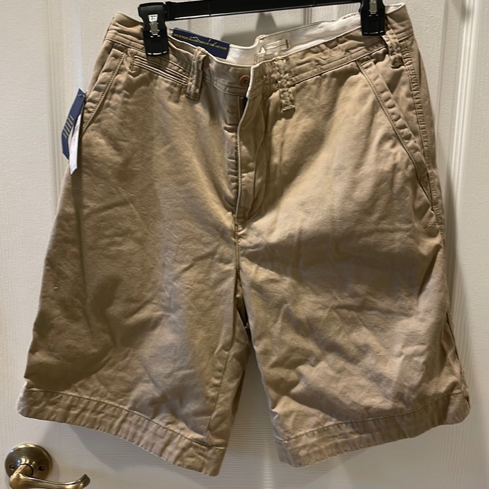 Polo my Ralph Lauren relaxed fit men’s dark khaki shorts